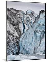 Ice Walls- Jokulsarlon Glacial Lagoon, Breidarmerkurjokull Glacier, Vatnajokull Ice Cap, Iceland-Arctic-Images-Mounted Photographic Print