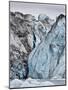 Ice Walls- Jokulsarlon Glacial Lagoon, Breidarmerkurjokull Glacier, Vatnajokull Ice Cap, Iceland-Arctic-Images-Mounted Photographic Print