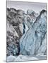 Ice Walls- Jokulsarlon Glacial Lagoon, Breidarmerkurjokull Glacier, Vatnajokull Ice Cap, Iceland-Arctic-Images-Mounted Photographic Print