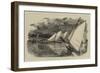 Ice-Yachting on the Delaware River, USA-William Lionel Wyllie-Framed Giclee Print