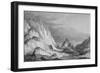 Iceberg Adherring to Icy Reef-Edward Finden-Framed Giclee Print