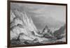 Iceberg Adherring to Icy Reef-Edward Finden-Framed Giclee Print