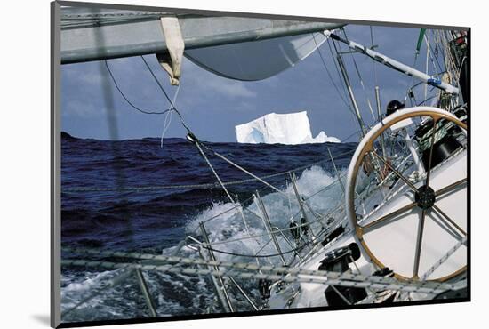 Iceberg Ahead-null-Mounted Art Print