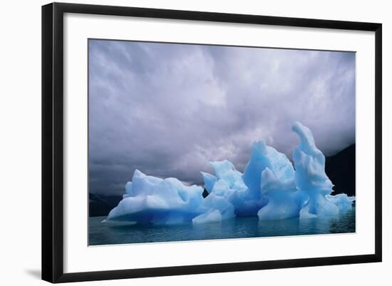 Iceberg Along Alaskan Wilderness-null-Framed Photographic Print