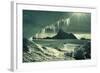 Iceberg And Icicles-Doug Allan-Framed Premium Photographic Print