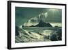 Iceberg And Icicles-Doug Allan-Framed Premium Photographic Print