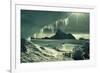 Iceberg And Icicles-Doug Allan-Framed Photographic Print