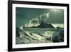 Iceberg And Icicles-Doug Allan-Framed Photographic Print