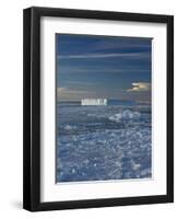 Iceberg and Pack Ice, Weddell Sea, Antarctic Peninsula, Antarctica, Polar Regions-Thorsten Milse-Framed Photographic Print