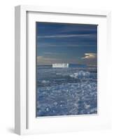 Iceberg and Pack Ice, Weddell Sea, Antarctic Peninsula, Antarctica, Polar Regions-Thorsten Milse-Framed Photographic Print