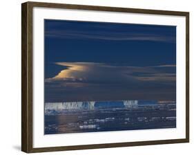 Iceberg and Pack Ice, Weddell Sea, Antarctic Peninsula, Antarctica, Polar Regions-Thorsten Milse-Framed Photographic Print