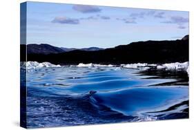 Iceberg and Waves in Greenland-Françoise Gaujour-Stretched Canvas