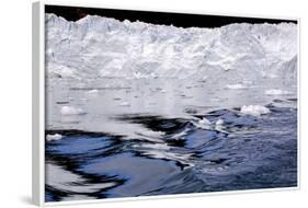 Iceberg and Waves in Greenland-Françoise Gaujour-Framed Photographic Print