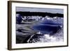 Iceberg and Waves in Greenland-Françoise Gaujour-Framed Photographic Print