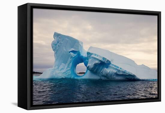 Iceberg - Antarctica-benkrut-Framed Stretched Canvas