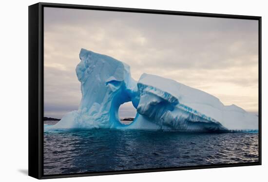 Iceberg - Antarctica-benkrut-Framed Stretched Canvas