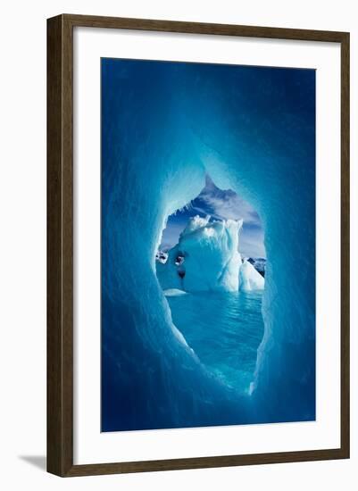 Iceberg, Antarctica-Paul Souders-Framed Photographic Print