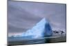 Iceberg at Entrance to Lemaire Channel in Antarctica-null-Mounted Photographic Print