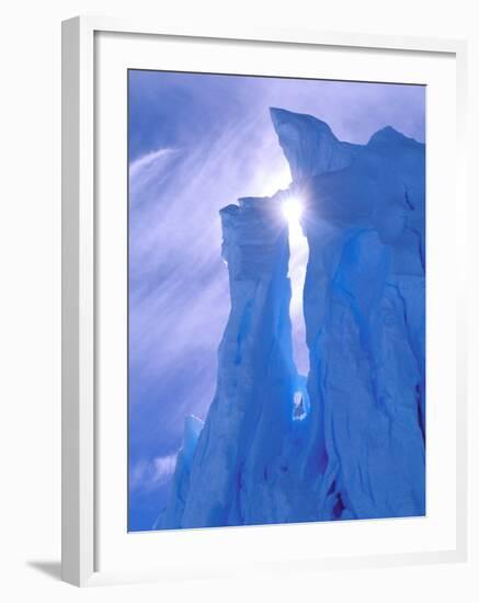 Iceberg, Australian Antarctic Territory, Antarctica-Pete Oxford-Framed Photographic Print