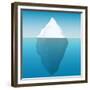 Iceberg Background-majson-Framed Premium Giclee Print