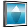 Iceberg Background-majson-Framed Premium Giclee Print