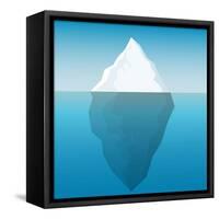 Iceberg Background-majson-Framed Stretched Canvas