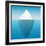 Iceberg Background-majson-Framed Art Print