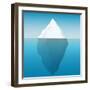 Iceberg Background-majson-Framed Art Print