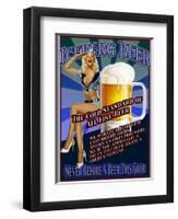 Iceberg Beer-Nomi Saki-Framed Giclee Print