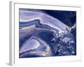 Iceberg Details of Jokulsarlon Lagoon, Iceland-Art Wolfe-Framed Photographic Print