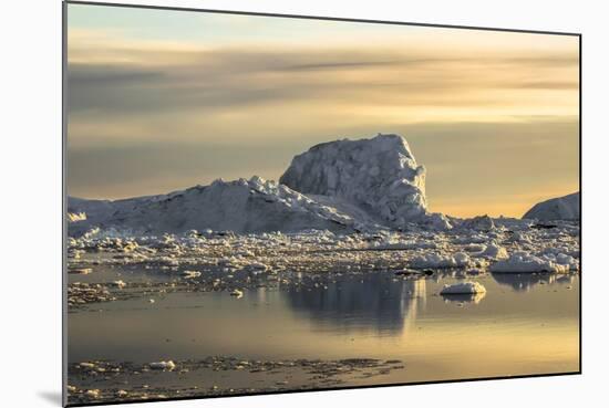 Iceberg, Disko Bay, Greenland-Françoise Gaujour-Mounted Photographic Print