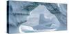 Iceberg floating in Southern Ocean, Antarctic Peninsula, Antarctica-Panoramic Images-Stretched Canvas