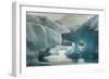 Iceberg formations, Jokusarlon, Iceland.-Cathy and Gordon Illg-Framed Photographic Print