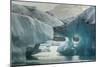 Iceberg formations, Jokusarlon, Iceland.-Cathy and Gordon Illg-Mounted Photographic Print