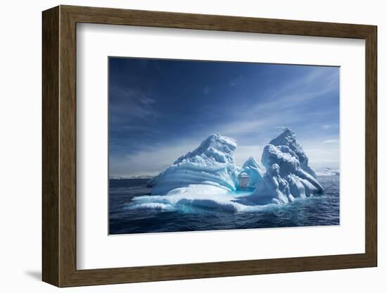 Iceberg, Gerlache Strait, Antarctic Peninsula-null-Framed Photographic Print