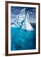 Iceberg, Gerlache Strait, Antarctic Peninsula-null-Framed Photographic Print