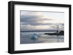 Iceberg, Glacier Lagoon Jškulsarlon, South Iceland-Julia Wellner-Framed Photographic Print