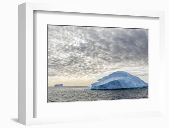 Iceberg in Disko Bay (Qeqertarsuup Tunua) near Ilulissat. Greenland-Martin Zwick-Framed Photographic Print