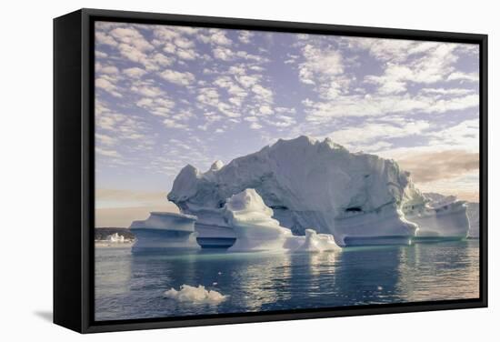 Iceberg in Greenland-Françoise Gaujour-Framed Stretched Canvas