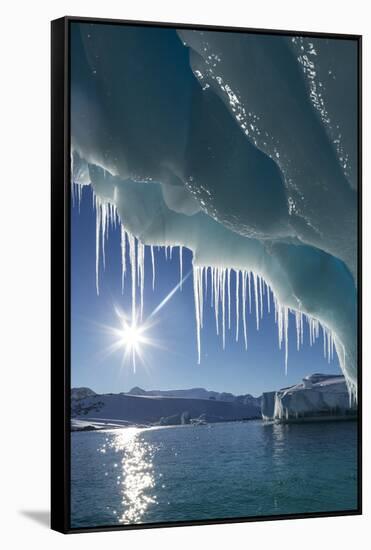 Iceberg in Lemaire Channel, Antarctica-Paul Souders-Framed Stretched Canvas