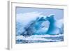 Iceberg in the Antarctic Waters, Enterprise Island, Antarctica, Polar Regions-Michael Runkel-Framed Photographic Print