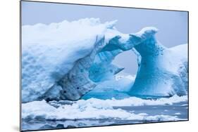 Iceberg in the Antarctic Waters, Enterprise Island, Antarctica, Polar Regions-Michael Runkel-Mounted Photographic Print