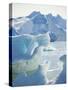 Iceberg in the Uummannaq Fjord System. America, North America, Greenland, Denmark-Martin Zwick-Stretched Canvas