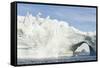 Iceberg in the Uummannaq Fjord System. America, North America, Greenland, Denmark-Martin Zwick-Framed Stretched Canvas