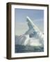 Iceberg in the Uummannaq Fjord System, Greenland, Danish overseas colony.-Martin Zwick-Framed Photographic Print