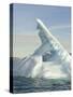 Iceberg in the Uummannaq Fjord System, Greenland, Danish overseas colony.-Martin Zwick-Stretched Canvas