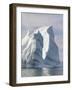 Iceberg in the Uummannaq Fjord System, Greenland, Danish overseas colony.-Martin Zwick-Framed Photographic Print