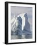 Iceberg in the Uummannaq Fjord System, Greenland, Danish overseas colony.-Martin Zwick-Framed Photographic Print