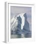 Iceberg in the Uummannaq Fjord System, Greenland, Danish overseas colony.-Martin Zwick-Framed Photographic Print