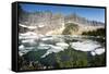 Iceberg Lake, Glacier National Park, Montana, USA-Roddy Scheer-Framed Stretched Canvas